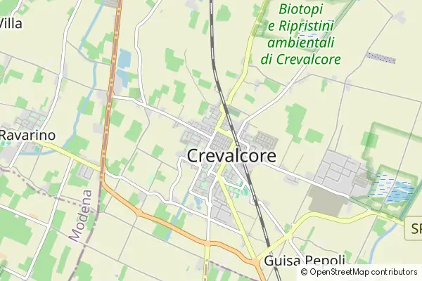 Mapa Crevalcore