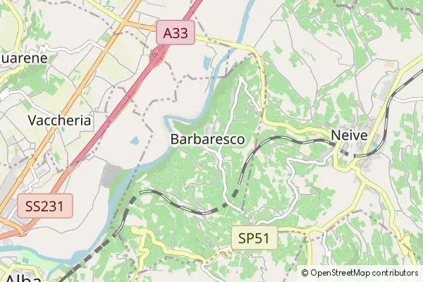 Mapa Barbaresco