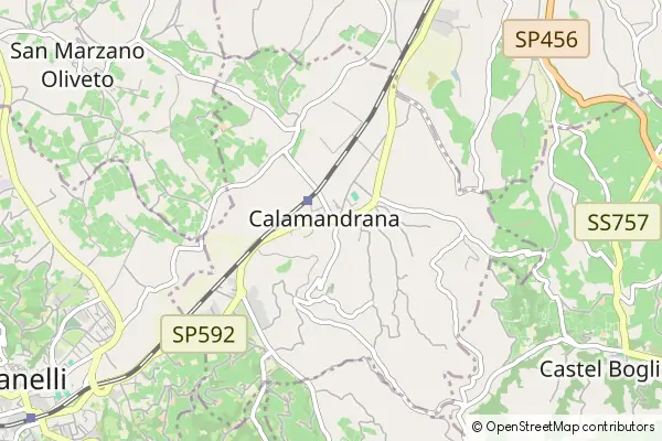 Mapa Calamandrana