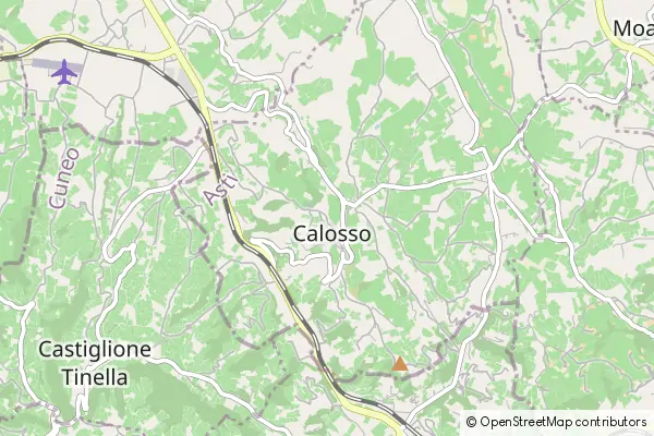 Mapa Calosso