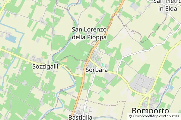 Mapa Sorbara