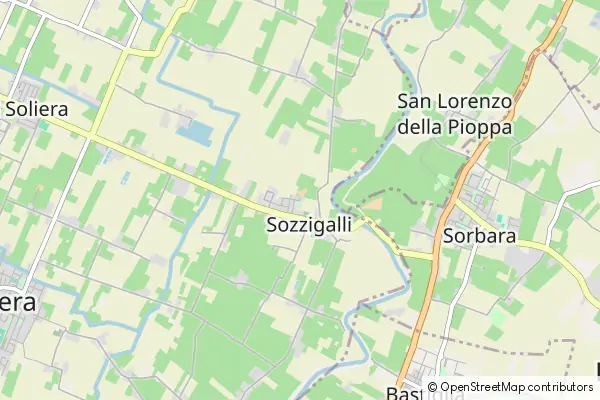 Mapa Sozzigalli