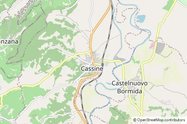 Mapa Cassine