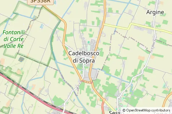 Mapa Cadelbosco di Sopra