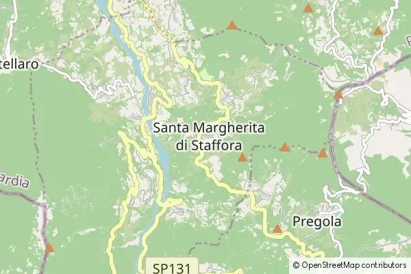 Mapa Santa Margherita di Staffora