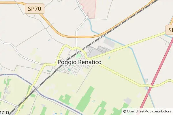 Mapa Poggio Renatico