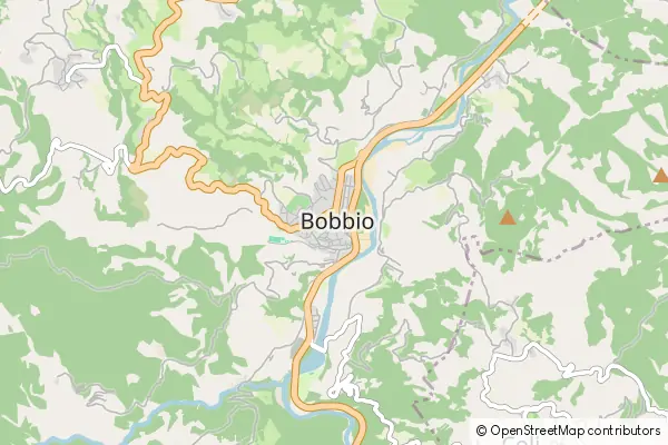 Mapa Bobbio