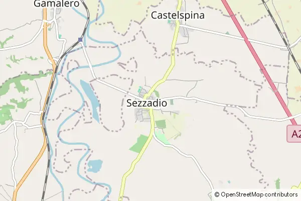 Mapa Sezzadio