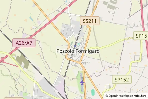 Mapa Pozzolo Formigaro