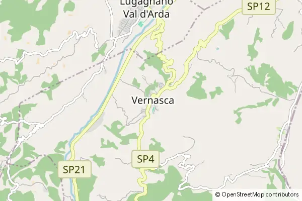 Mapa Vernasca