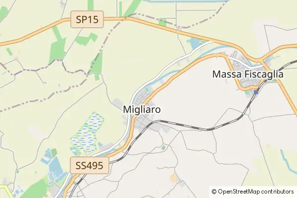 Mapa Migliaro