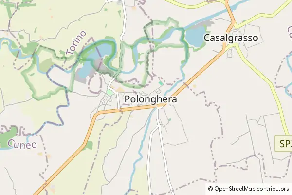 Mapa Polonghera