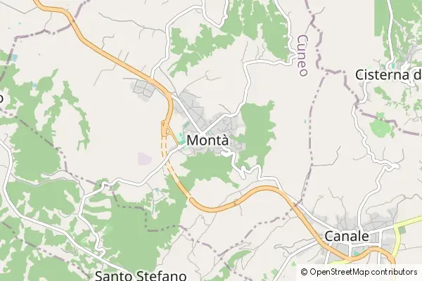 Mapa Montà