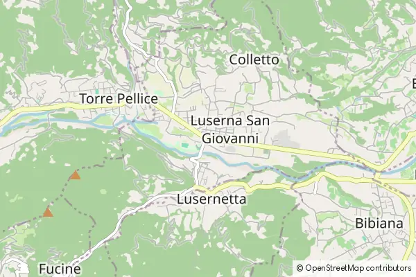 Mapa Luserna San Giovanni