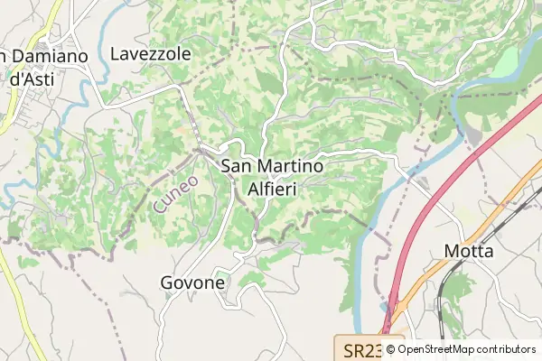 Mapa San Martino Alfieri