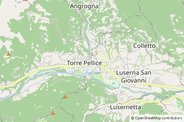 Mapa Torre Pellice