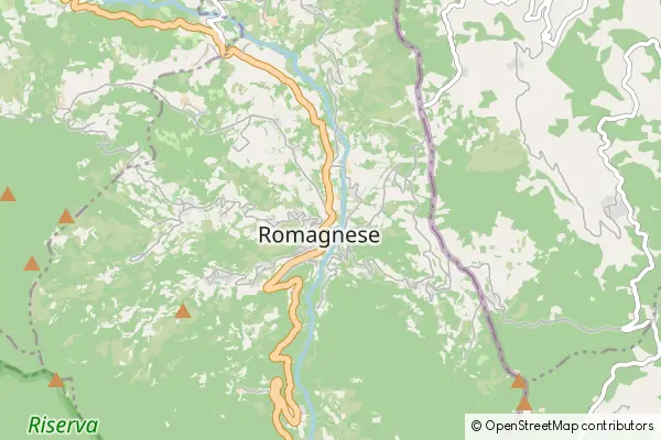 Mapa Romagnese