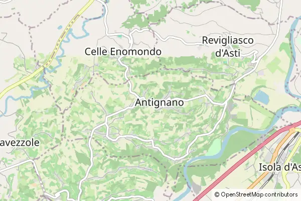 Mapa Antignano