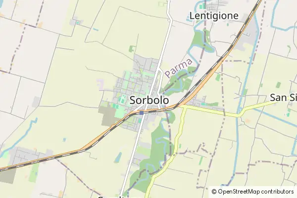 Mapa Sorbolo