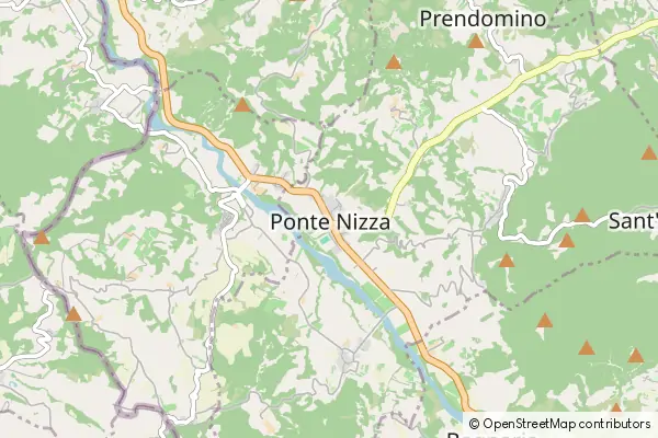 Mapa Ponte Nizza