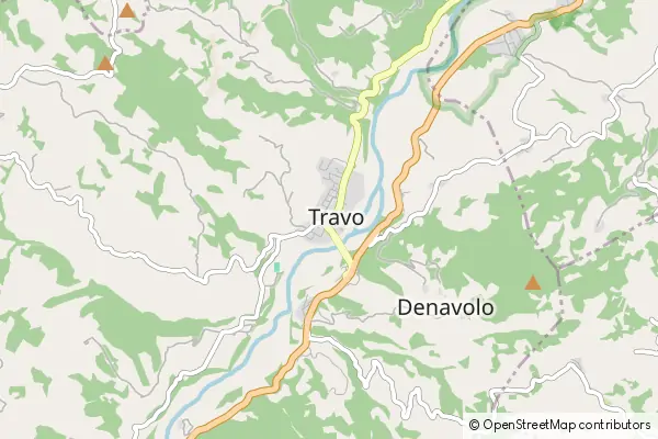 Mapa Travo