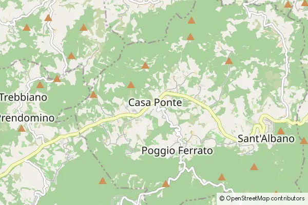 Mapa Val di Nizza