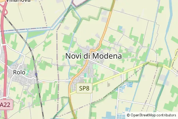 Mapa Novi di Modena