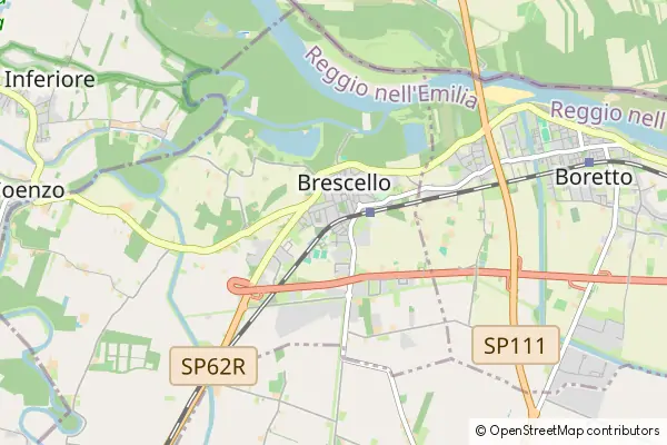 Mapa Brescello