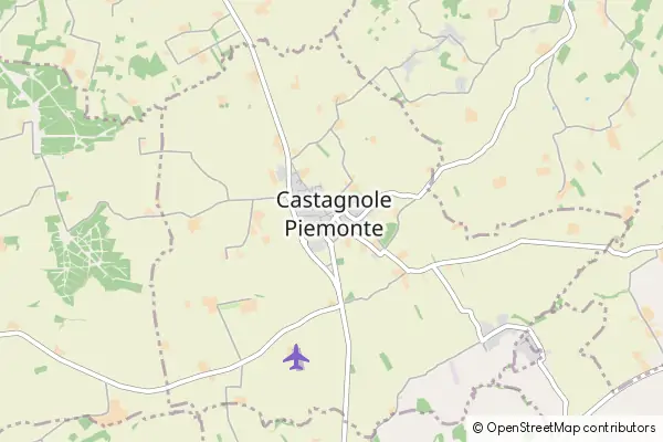 Mapa Castagnole Piemonte