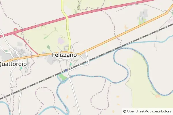 Mapa Felizzano