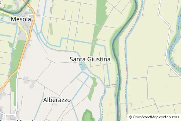 Mapa Santa Giustina