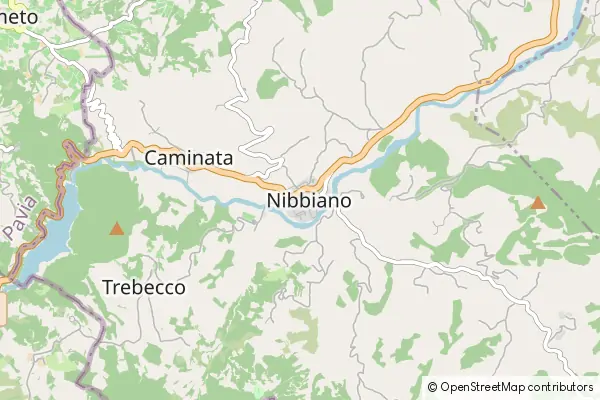 Mapa Nibbiano