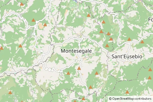 Mapa Montesegale