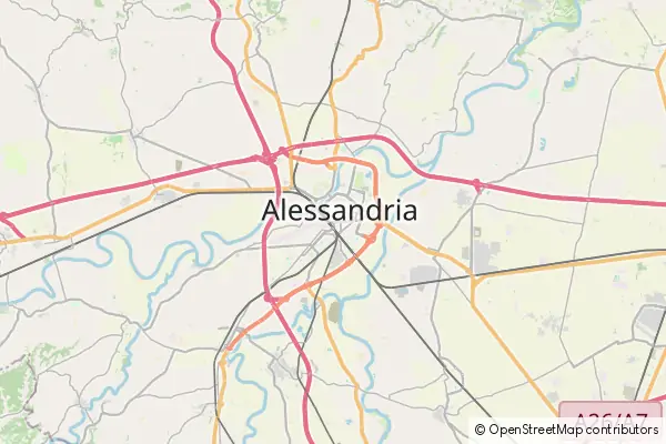 Mapa Alessandria