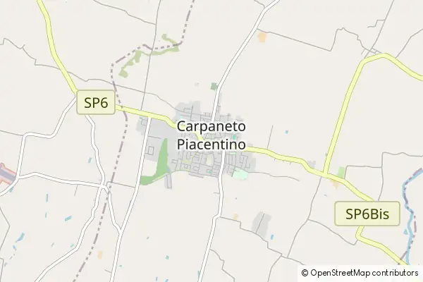 Mapa Carpaneto Piacentino