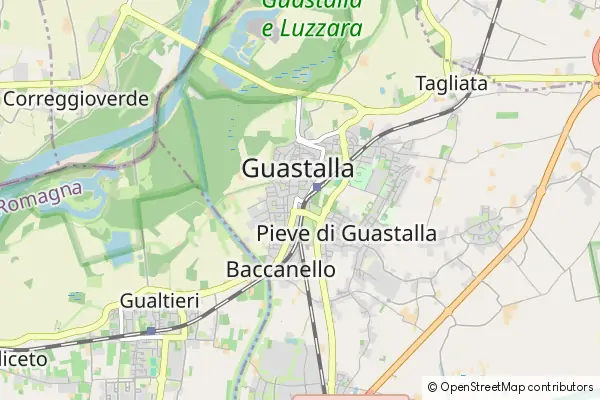 Mapa Guastalla