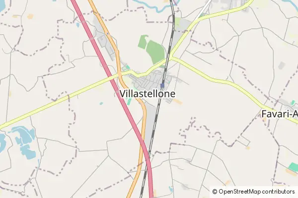 Mapa Villastellone