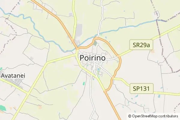 Mapa Poirino