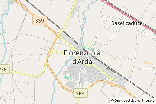 Mapa Fiorenzuola d'Arda