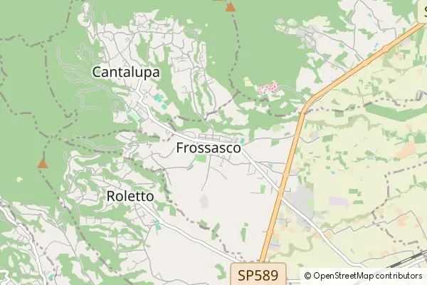 Mapa Frossasco