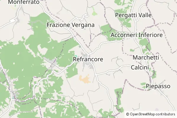 Mapa Refrancore