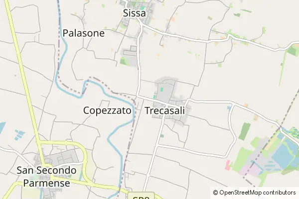 Mapa Trecasali