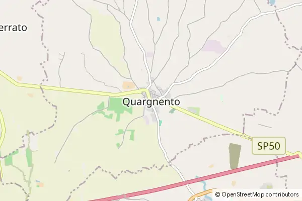 Mapa Quargnento