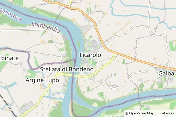 Mapa Ficarolo