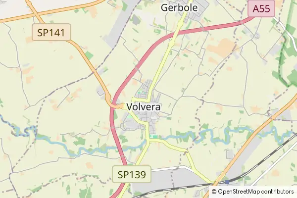 Mapa Volvera