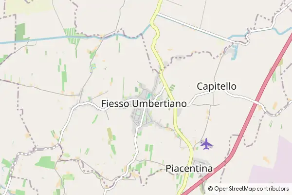 Mapa Fiesso Umbertiano