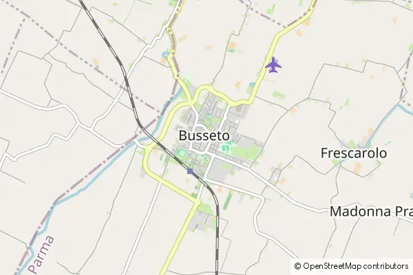 Mapa Busseto