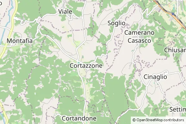 Mapa Cortazzone