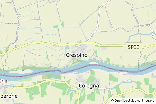 Mapa Crespino