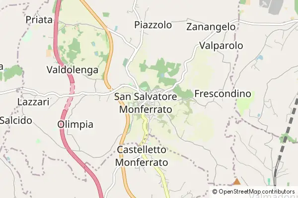 Mapa San Salvatore Monferrato